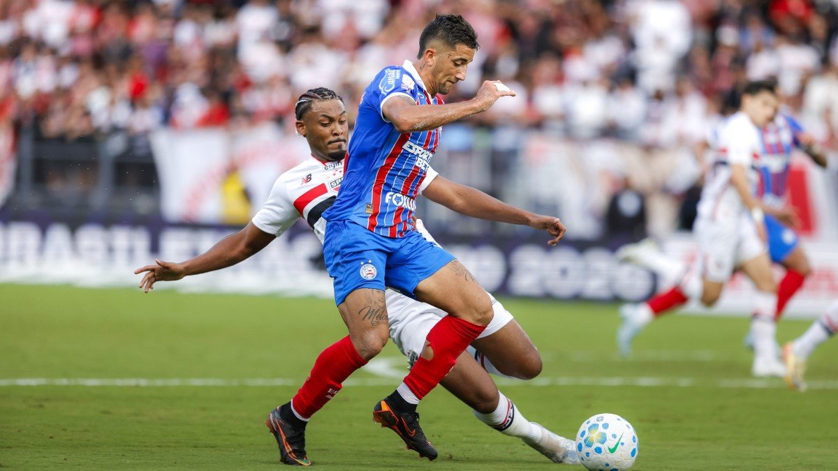 Bahia empata com São Paulo e segue firme no G-6 - Imagem do artigo original