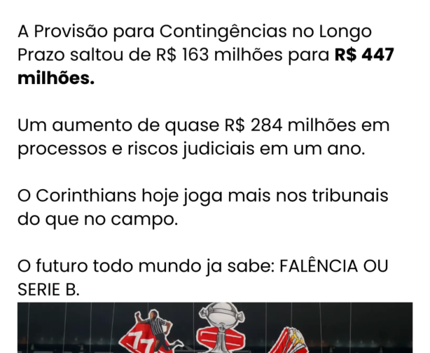 Estatuto do Corinthians: próximos passos da reforma - Imagem do artigo original